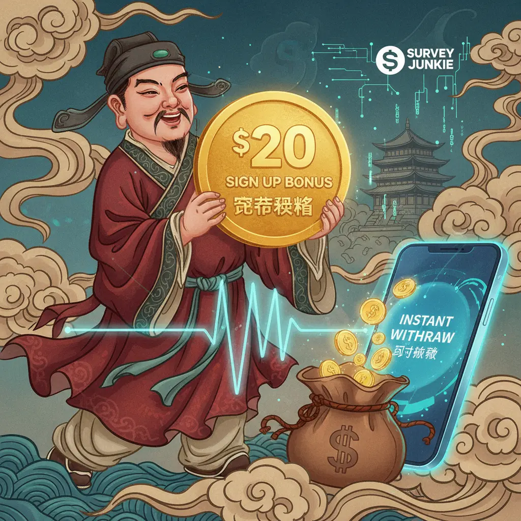 $20 sign up bonus instant withdraw - Survey
