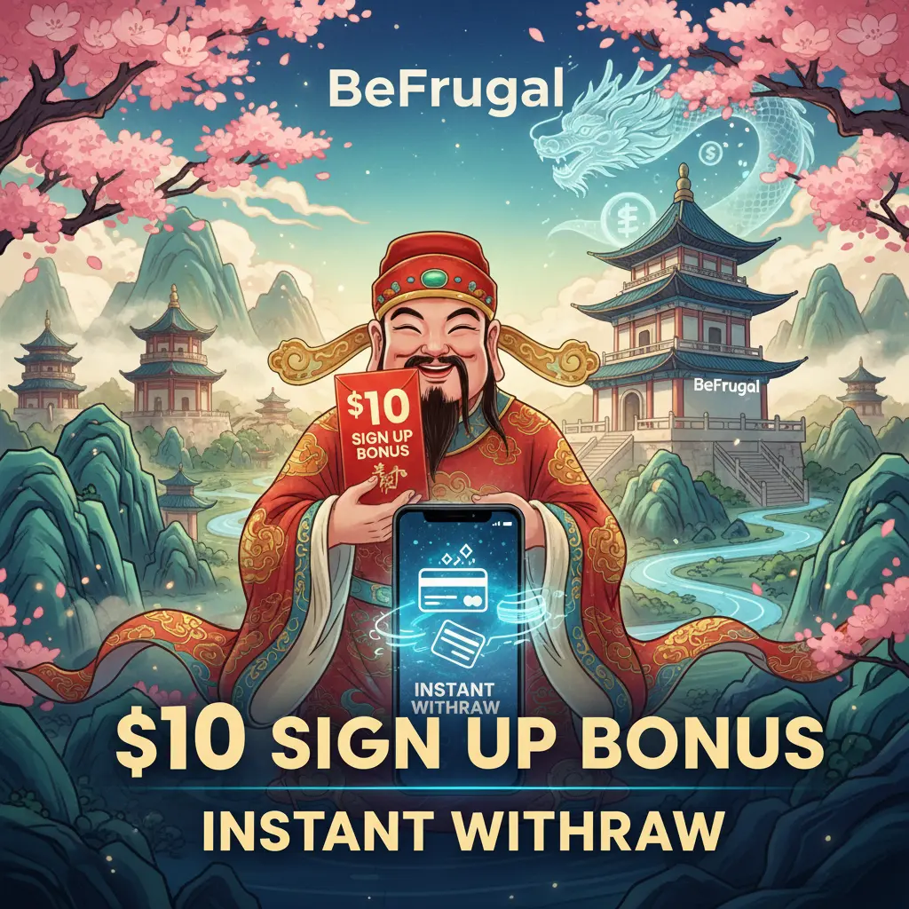 $10 sign up bonus instant withdraw - BeFrugal
